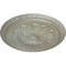 Ekena Millwork Richmond Ceiling Medallion (Fits Canopies up to 2 5/8"), Hand-Painted Flash Gold, 18"OD x 1 3/8"P CM18RIFLS - alternate 2